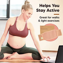 Load image into Gallery viewer, KeaBabies Maternity Belly Band for Pregnancy - Soft & Breathable Pregnancy Belly Support Belt - Pelvic Support Bands - Tummy Band Sling for Pants - Pregnancy Back Brace (Classic Ivory, One Size)