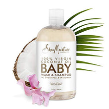 Load image into Gallery viewer, SheaMoisture Baby Wash and Shampoo for Baby 100% Virgin Coconut Oil, 13 Fl Oz