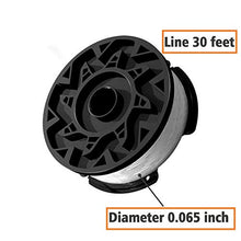 Load image into Gallery viewer, AF100 Replacement Spool for Black and Decker AF-100-3ZP AF-100-BKP,30-Foot,0.065-Inch,(AF-1003ZP) fits GH900 GH600 GH610 String Trimmer 30ft 0.065" Trimmer Line Replacement Spool Refills (12 + 2 )