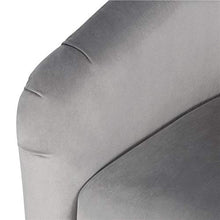 Load image into Gallery viewer, YAHEETECH Velvet Accent Chair Arm Chair - Accent Barrel Chair - Set of 2 - Gray