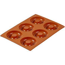 Load image into Gallery viewer, Wilton Non-Stick Food-Grade Silicone Donut Baking Pans, Set of 2