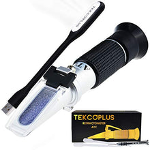 Load image into Gallery viewer, Refractometer for Grape Wine Making Dual-Scale - Automatic Temperature Compensation Alcohol 0-25% & Brix 0-40% Hydrometer Specific Gravity