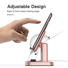 Load image into Gallery viewer, Wireless Charger Stand, CEREECOO 4 in 1 Wireless Charging Station Dock Compatible with iPhone 11/11pro/Xr/Xs/X/Max/8/8Plus/7/6/6s/5 Apple Watch6/5/4/3 AirPods/Airpods Pro (iWatch Charger Required)