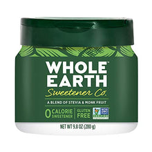 Load image into Gallery viewer, WHOLE EARTH Stevia & Monk Fruit Plant-Based Sweetener, 9.8 Ounce Jar