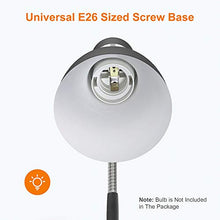 Load image into Gallery viewer, LEPOWER Metal Desk Lamp, Eye-Caring Table Lamp, Study Lamps with Flexible Goose Neck for Bedroom and Office (Sandy Black)
