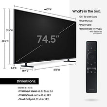 Load image into Gallery viewer, Samsung Flat 75-Inch 4K 8 Series UHD Smart TV with HDR and Alexa Compatibility - 2019 Model