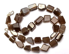 Load image into Gallery viewer, BEADS GEMSTONE 1 Strand Natural Chocolate Brown Color Moonstone Faceted Nuggets 18.5 Inch Long Long 10x14-10x15 Long Facet Nuggets Code-HIGH-5090