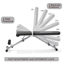 Load image into Gallery viewer, BTFING Weight Bench, Adjustable Strength Training Bench for Full Body Workout with Fast Folding