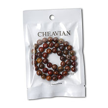 Load image into Gallery viewer, CHEAVIAN 35PCS 10mm Natural Indian Agate Gemstone Round Loose Beads for Jewelry Making DIY 1 Strand 15"