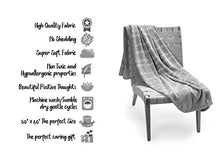 Load image into Gallery viewer, Blankiegram I Love You Throw Blanket The Perfect Caring Gift for Best Friends, Couples & Family (Grey)