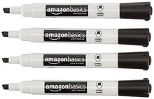 Load image into Gallery viewer, AmazonBasics Low-Odor Dry Erase White Board Markers - Chisel Tip - 12 Pack, Black