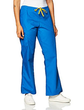 Load image into Gallery viewer, WonderWink Womens Flare Leg Cargo Pant, Navy, Large