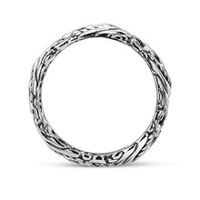 Load image into Gallery viewer, Carolyn Pollack Sterling Silver Open Scroll Work Band Ring Size 7