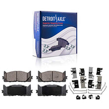 Load image into Gallery viewer, Detroit Axle - Front & Rear Drilled Slotted Rotors + Ceramic Brake Pads Replacement for Lexus ES350 Toyota Avalon Camry - 10pc Set