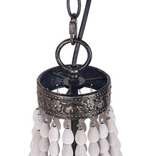 Load image into Gallery viewer, ANKARL Wood Beaded Chandelier Ceiling Pendant 3-Light Fixture Wooden Bead and Metal Chandeliers Hanging Lighting Home Decor Lamp for Bedrooms, Kitchen,Bathroom, Living Room
