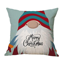 Load image into Gallery viewer, Zivsik Swedish Gnome Scandinavian Tomte Throw Pillow Covers - Yule Santa Nisse Nordic Elf Figurine Christmas Decorative Cushion Cases Xmas Winter Holiday Decor - 18 x 18 Inch 45cm x 45cm 4Pcs
