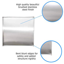 Load image into Gallery viewer, 32" x 30" 2.5" Heavy Duty Washer Machine Drain Pan, Stainless Steel Fine (No Hole)