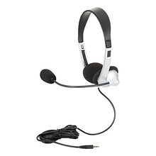 Load image into Gallery viewer, Egghead EGG-IAG-1007TRSS-10-PK-SO Mobile-Ready Multimedia Headset with Volume Control, Black/Silver (Pack of 10)
