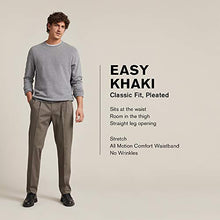 Load image into Gallery viewer, Dockers Men's Classic Fit Easy Khaki Pants - Pleated (Standard), Timber Wolf (Stretch), 42 30