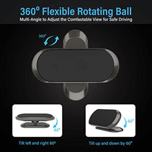 Load image into Gallery viewer, 【2 Pack】 TT&C Magnetic Car Zinc Alloy Phone Mount【Upgrade Magnet 8pcs】 Universal Dashboard Holder, Cell Phone Grip Car Kits, 360° Adjustable Super Strong Magnet for Samsung,iPhone, LG (Black)