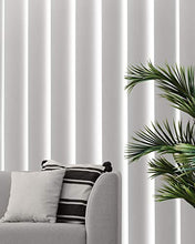 Load image into Gallery viewer, CHICOLOGY Vertical Blinds , Door Blinds , Blinds & Shades , Blackout Blinds ,Window Shade , Vertical Blinds for Sliding Doors , Sliding Blinds Oxford White (High Quality Vinyl) 78"W X 84"H