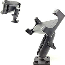 Load image into Gallery viewer, Heavy Duty Smartphone Tablet GPS AMPS Drill Base Dash ELD Mount for iPad Pro 12.9 Air Mini Galaxy Tab & GPS for Car Commercial Vehicle Van Semi Truck Fleet Limo (Holder fit iPhone 14 13 12 11 S21 S22)