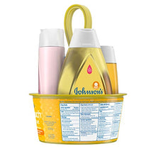 Load image into Gallery viewer, Johnson's First Touch Baby Gift Set, Baby Bath, Skin, & Hair Essential Products, Kit for New Parents with Wash, Shampoo, Lotion, & Diaper Rash Cream, Hypoallergenic & Paraben-Free, 5 Items