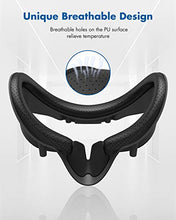 Load image into Gallery viewer, KIWI design VR Facial Interface Bracket with Anti-Leakage Nose Pad, 2 pcs PU Leather Anti-Dirt Sweat-Proof Foam Face Cover Pad for Valve Index Accessories