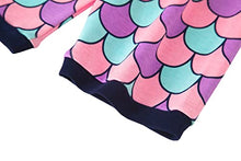 Load image into Gallery viewer, Summer Unicorn Pajamas for Girls Short Sleeve Mermaid Pjs Toddler Kids Clothes Cotton Sleepwear Size 6