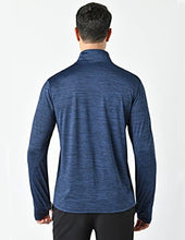 Load image into Gallery viewer, Liberty Imports Pack of 3 Men's Performance Quarter Zip Pullovers with Pockets, Quick Dry Active Long Sleeve Shirts (Edition 1, Large)