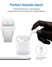 Load image into Gallery viewer, Bestand3 in 1 Apple iWatch Stand, Airpods Charger Dock, Phone Desktop Tablet Holder for Airpods, Apple Watch/ iPhone X/8 Plus/8/ 7 Plus/ iPad, Silver(Patenting, Airpods Charging Case NOT Included)