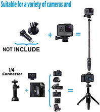 Load image into Gallery viewer, Selfie Stick, 40 Inch Selfie Stick Tripod with Wireless Remote, Phone Tripod Stand Compatible with iPhone 12 11 pro Samsung Note 20 10 S20…