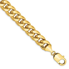 Load image into Gallery viewer, 14k Yellow Gold 11mm Miami Cuban Bracelet Chain 8 Inch Necklace Pendant Charm Curb Fine Jewelry For Women Gifts For Her