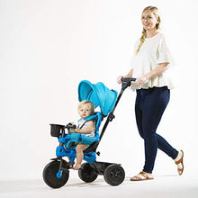 Load image into Gallery viewer, Joovy Tricycoo 4.1 Kid's Tricycle, Push Tricycle, Toddler Trike, Blue