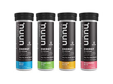 Load image into Gallery viewer, Nuun Energy: Caffeine, B Vitamins, Ginseng, Electrolyte Drink Tablets, Mixed Flavors, 40 Count