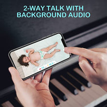 Load image into Gallery viewer, Sense-U Video Baby Monitor with Remote Pan-Tilt-Zoom Camera, 2-Way Talk, Night Vision, Background Audio, Motion Detection & No Monthly Fee (Compatible with Sense-U Baby Breathing Monitor)