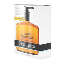 Load image into Gallery viewer, Liquid Neutrogena Fragrance-Free Gentle Facial Cleanser with Glycerin, Hypoallergenic & Oil-Free Mild Face Wash, 8 fl. oz