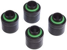 Load image into Gallery viewer, Corsair Hydro X Series Xf Compression 10/13mm (3/8"/ 1/2") ID/OD Fittings Four Pack, Black, Model Number: CX-9051002-WW
