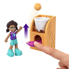 Load image into Gallery viewer, Polly Pocket Race & Rock Arcade Compact, Gaming Theme with Micro Polly & Shani Dolls, 5 Reveals & 12 Accessories, Pop & Swap Feature, Great Gift for Ages 4 Years Old & Up