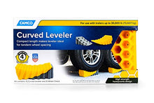 Load image into Gallery viewer, Camco 44423 RV Curved Leveler with Chock - Easy Drive-on Leveler Adds Up to 4" in Height