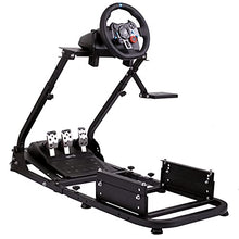 Load image into Gallery viewer, Hottoby Racing Simulator Cockpit Stand All for Fanatec/Thrustmaster/Logitech G25/G29/G920/G923 Support to PC/Xbox One/PC Gaming Simracing