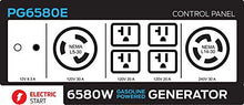 Load image into Gallery viewer, Pulsar PG6580E Portable Generator, Black&White