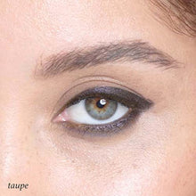 Load image into Gallery viewer, Julep Brow 101 Waterproof Dual-Ended Eyebrow Pencil and Tinted Brow Gel with Thickening Silk Fibers, Taupe & Julep Eyeshadow 101 Crème to Powder Waterproof Eyeshadow Stick, Champagne Shimmer