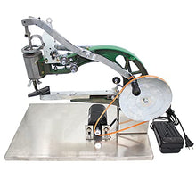 Load image into Gallery viewer, ColouredPeas 2021 Cobbler Sewing Machine 110V 250W Motor with Stainless Steel Base Eletrical and Manual Sets Leather Sewing Machine for Leather/Shoes/Bags/Clothes/Quilts/Coats/Trousers