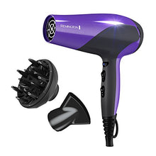 Load image into Gallery viewer, Remington D3190 Damage Protection Hair Dryer with Ceramic + Ionic + Tourmaline Technology, Purple