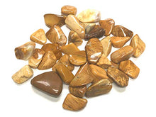 Load image into Gallery viewer, Zentron Crystal Collection: Tumbled Yellow Jasper, Includes Velvet Bag - Large 1" Pieces (1 Pound)
