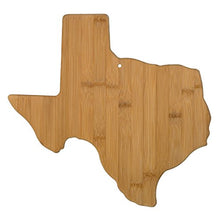 Load image into Gallery viewer, Totally Bamboo Texas State Shaped Bamboo Serving & Cutting Board