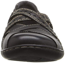 Load image into Gallery viewer, Clarks womens Ashland Spin Q Slip On Loafer, Black, 8.5 US