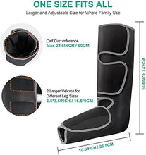 Load image into Gallery viewer, Medcursor Air Compression Leg Massager with Heat, Calf and Foot Massager for Circulation and Fatigue Relief, Home Office Use - 3 Modes, 3 Intensities 2 Heat, Grey