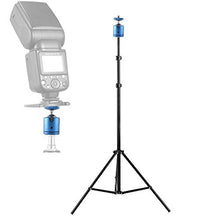 Load image into Gallery viewer, EXMAX 360 Degree Aluminum Alloy Body Rotating Swivel Mini Tripod Ball Head 1/4" Screw Thread Base Mount for Lighter DSLR Video Camera Camcorder Mini Projector LED Light Bracket Hiking HTC Vive (Blue)